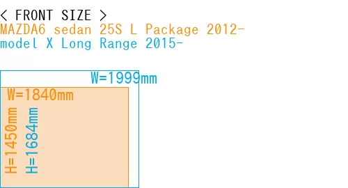 #MAZDA6 sedan 25S 
L Package 2012- + model X Long Range 2015-